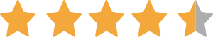 5 Star Rating